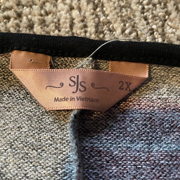 SJS Striped Cardigan - Picture 3 of 3